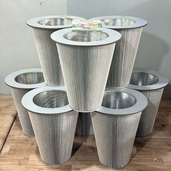 Lõi lọc bụi PE chống tĩnh điện hình nón có vành DCF.vn
