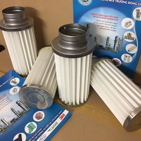 Phin lõi lọc khí lọc bụi nắp inox