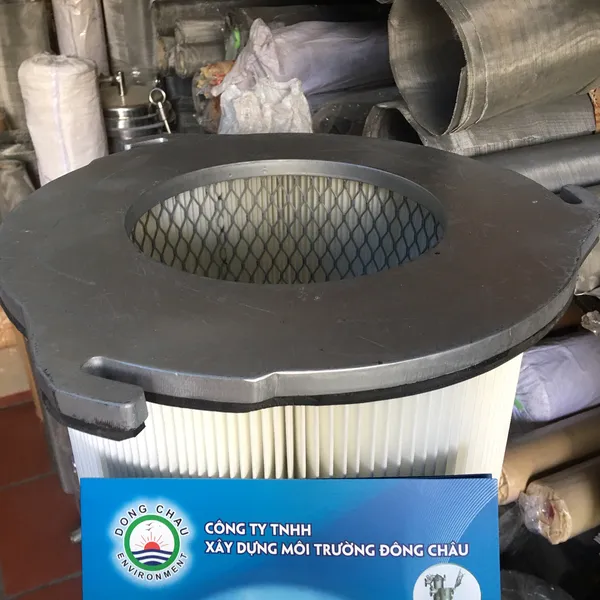 Phin lõi lọc bụi 3 tai ngàm giấy nhựa PE