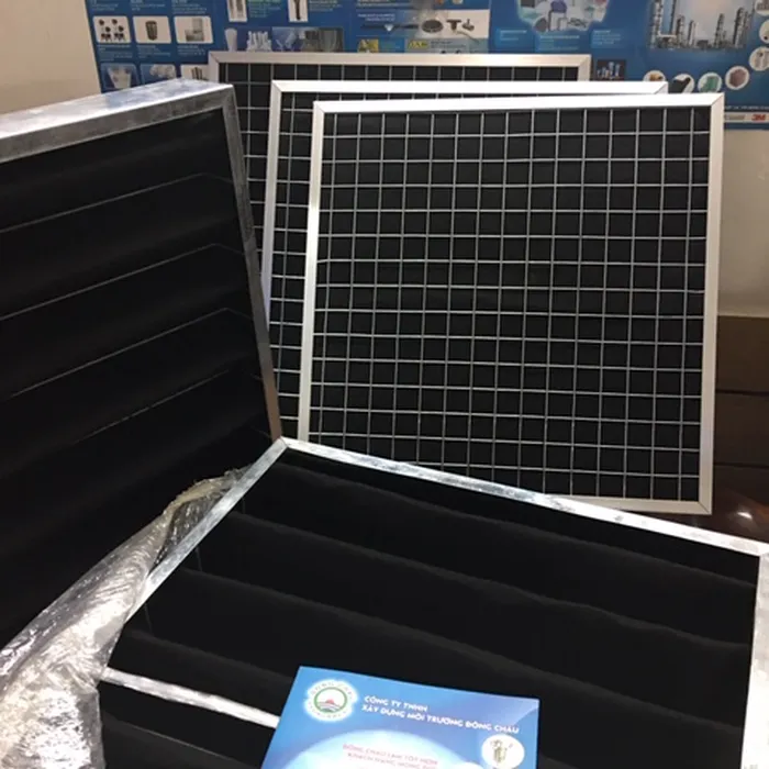 Khung lọc khí than hoạt tính carbon dạng phẳng
