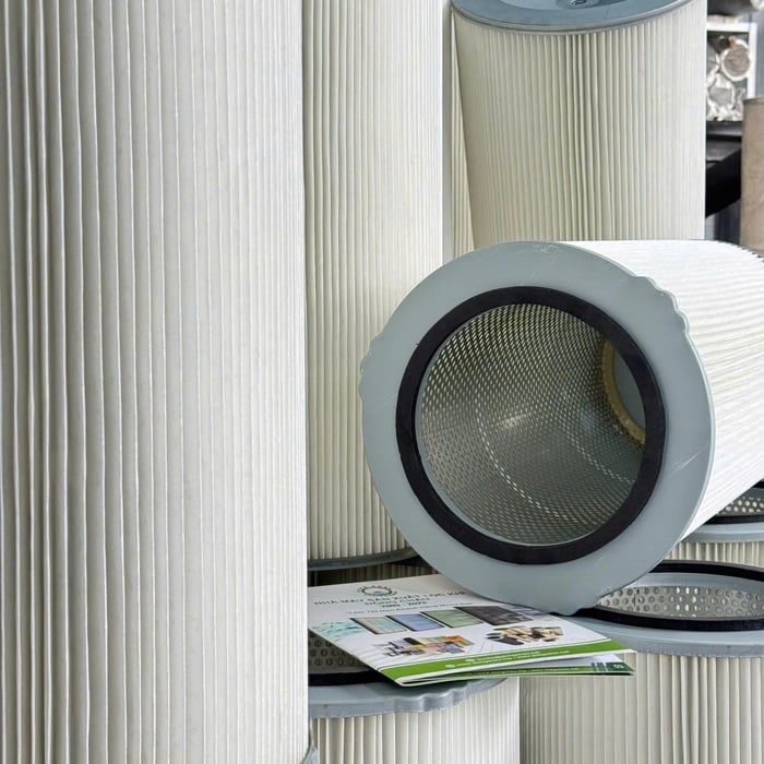 Phin lọc bụi khóa ngàm nắp 3 ngấn