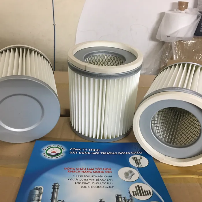 Đáy bằng phin lõi lọc bụi giấy nhựa PE