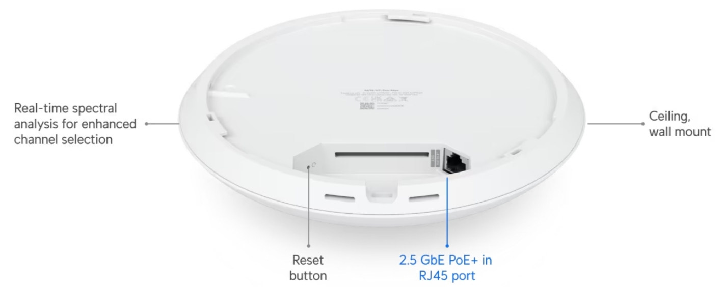 UniFi U7 Pro Max có cổng LAN 2.5G