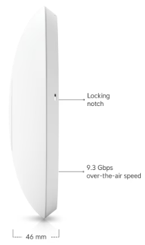 Độ dày của UniFi U7 Pro