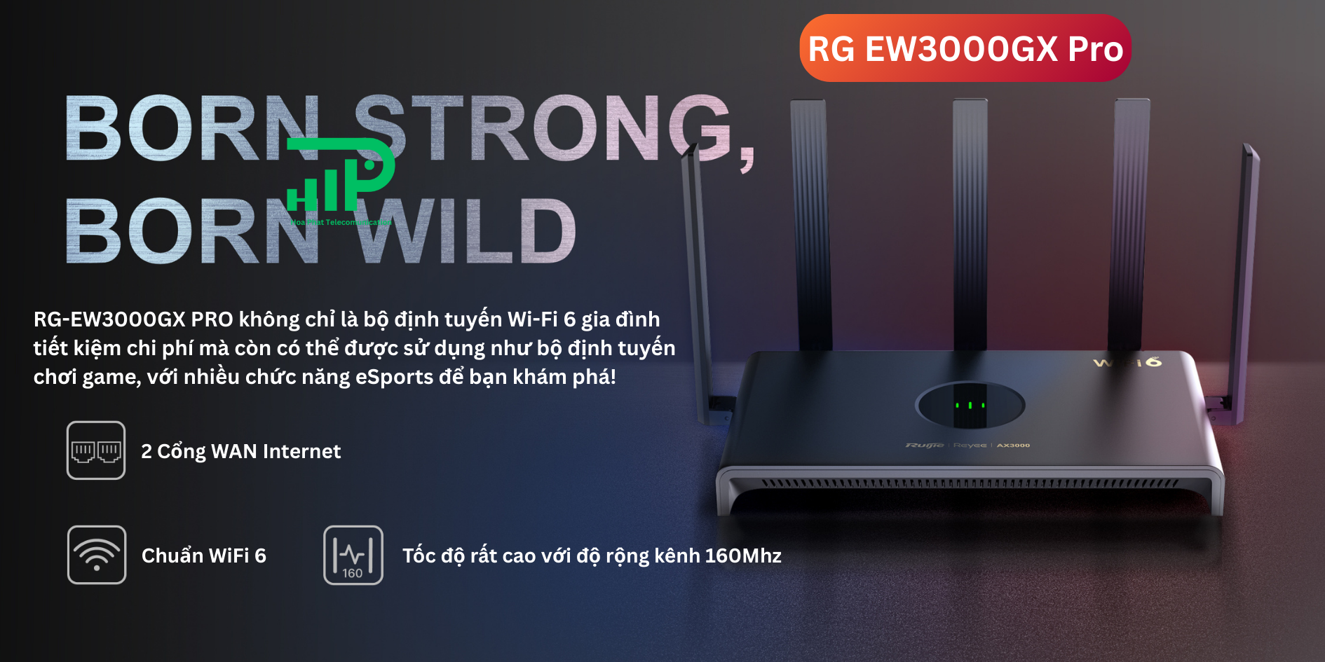 RG EW3000GX Pro - Bộ phát WiFi 6 rất mạnh