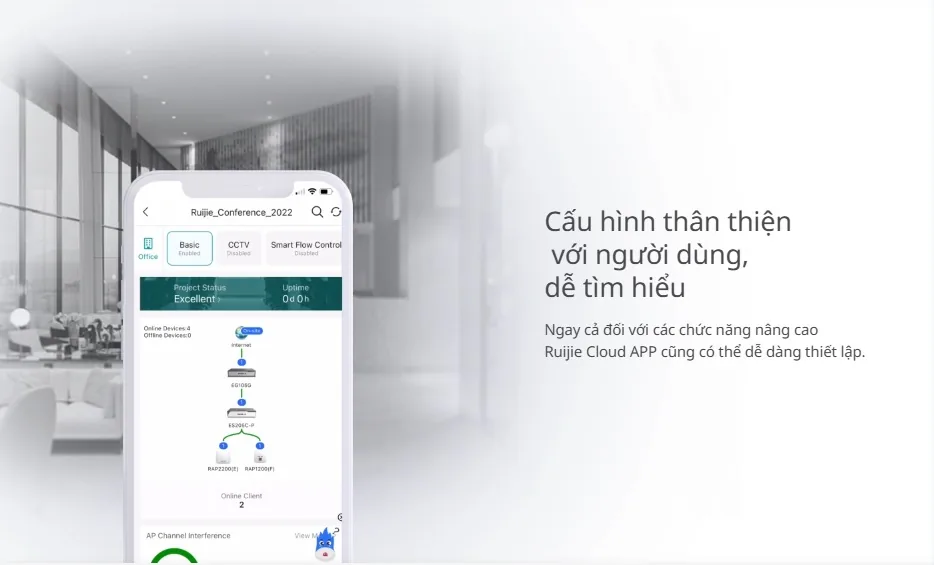 Cấu hình router Ruijie RG-EG105G V2 qua ứng dụng Ruijie Cloud trên điện thoại Cấu hình router Ruijie RG-EG105G V2 qua ứng dụng Ruijie Cloud trên điện thoại