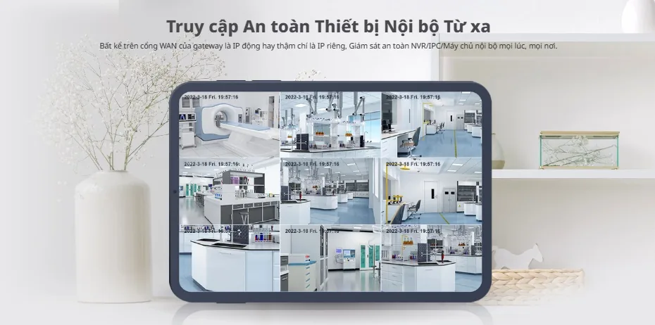 Truy cập từ xa camera, NVR trong mạng nội bộ qua router Ruijie RG-EG209GS dù không có IP tĩnh Truy cập từ xa camera, NVR trong mạng nội bộ qua router Ruijie RG-EG209GS dù không có IP tĩnh