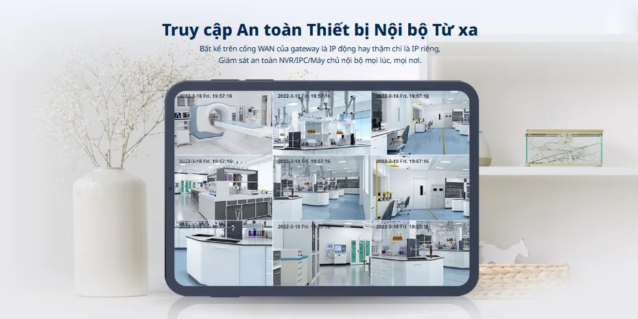 Truy cập từ xa camera, NVR trong mạng nội bộ qua router RG-EG105GW(T) dù không có IP tĩnh Truy cập từ xa camera, NVR trong mạng nội bộ qua router RG-EG105GW(T) dù không có IP tĩnh