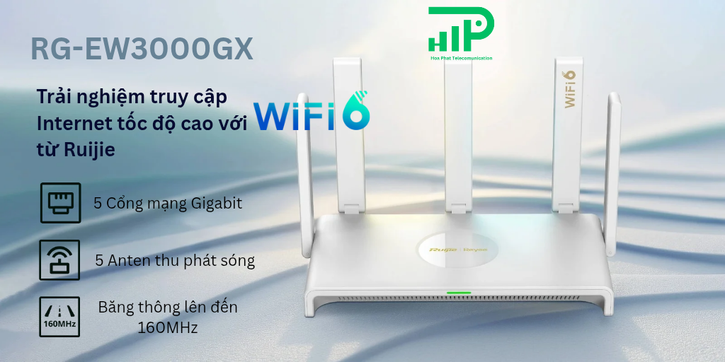 Ruijie-RG-EW3000GX bộ phát WiFi 6 giá rẻ