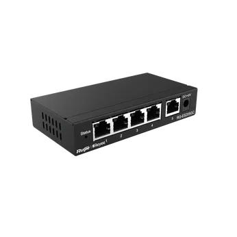 Ruijie RG-ES205GC Switch 5 cổng Gigabit, bộ chia mạng gia đình, office