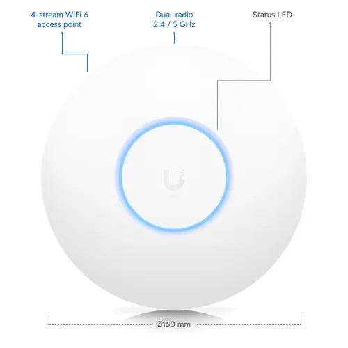 Unifi U6 lite - Bộ phát WiFi 6 chính hãng Ubiquiti
