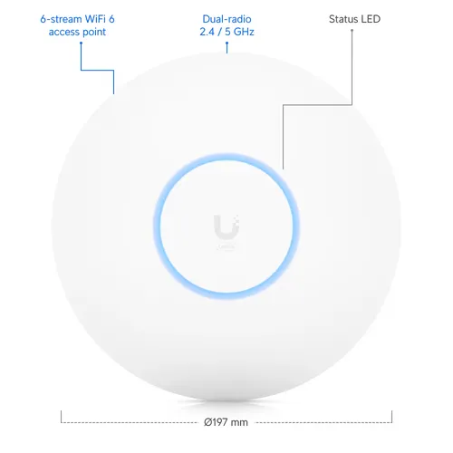 UniFi U6 Pro - Bộ phát WiFi 6 tốc độ cao