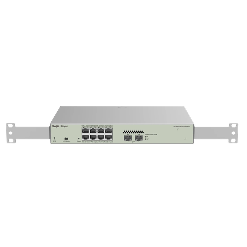 Ruijie RG-NBS3100-8GT2SFP-P-V2 Switch PoE 8 cổng, Uplink quang, Layer 2, quản lý Cloud