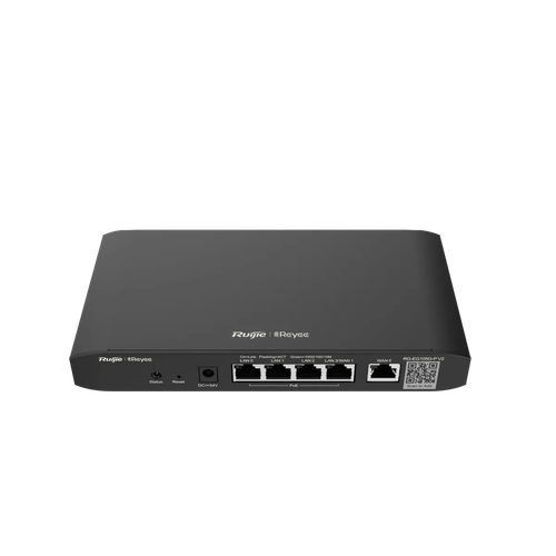Ruijie RG-EG105G-P V2 – Router Cân Bằng Tải PoE 54W, 5 Cổng Gigabit, Cloud