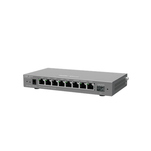 Ruijie RG-EG209GS – Router Cân Bằng Tải 4 WAN, Cổng Quang SFP, 200 Người Dùng