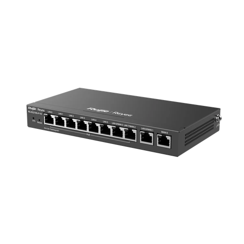 Ruijie RG-EG210G-P-V3 – Router 10 Cổng, 8 Cổng PoE+ 110W, 200 Người Dùng