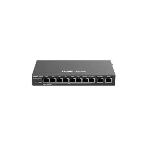 Ruijie RG-EG210G-P-V3 – Router 10 Cổng, 8 Cổng PoE+ 110W, 200 Người Dùng