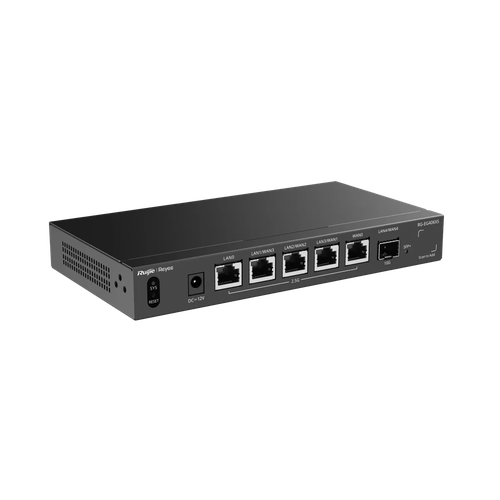 Ruijie RG-EG406XS – Router 5 Cổng 2.5G, 1 Cổng 10G SFP+, 400 Người Dùng