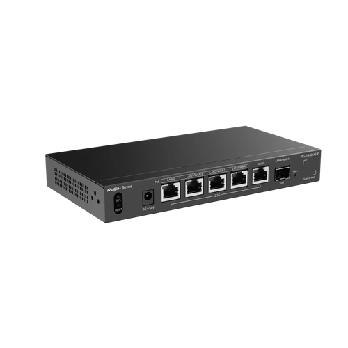 Ruijie RG-EG406XS-P – Router 2.5G 4 Cổng PoE+ 110W, 10G SFP+, 400 Người Dùng