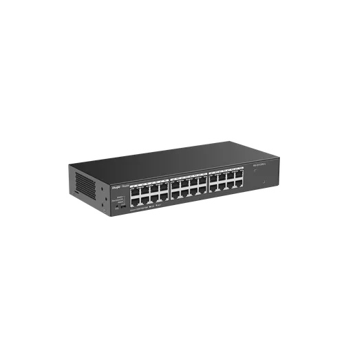 Switch Ruijie 24 Cổng Gigabit RG-ES124G-L, Vỏ Kim Loại, Unmanaged
