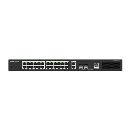 Ruijie RG-ES228GS-P Switch PoE 24 cổng 370W, Uplink 2 SFP + 2 RJ45