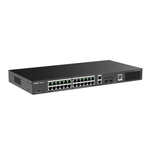 Ruijie RG-ES228GS-P Switch PoE 24 cổng 370W, Uplink 2 SFP + 2 RJ45