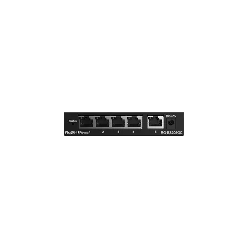 Ruijie RG-ES205GC Switch 5 cổng Gigabit, bộ chia mạng gia đình, office