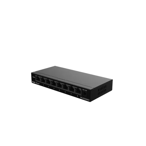 Ruijie RG-ES208GC Switch 8 cổng Gigabit quản lý App Cloud, vỏ sắt