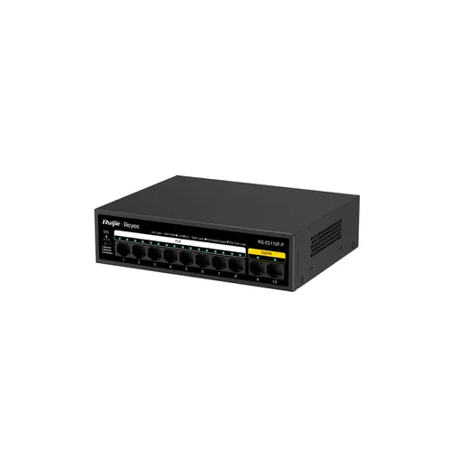 Ruijie RG-ES110F-P - Switch PoE 8 cổng 110W + 2 uplink