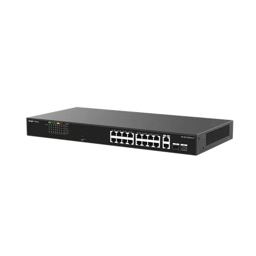 Switch PoE 18 cổng 10/100M Ruijie RG-ES118FGS-LP (16 PoE+ 120W)
