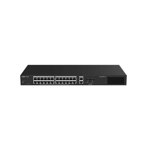 Ruijie RG-ES228GS-LP Switch PoE 24 cổng 250W, quản lý Cloud, 4 Uplink