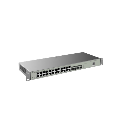 Ruijie RG-NBS3100-24GT4SFP-V2 Switch Layer 2 quản lý Cloud (24 RJ45 Gigabit + 4 Uplink SFP)