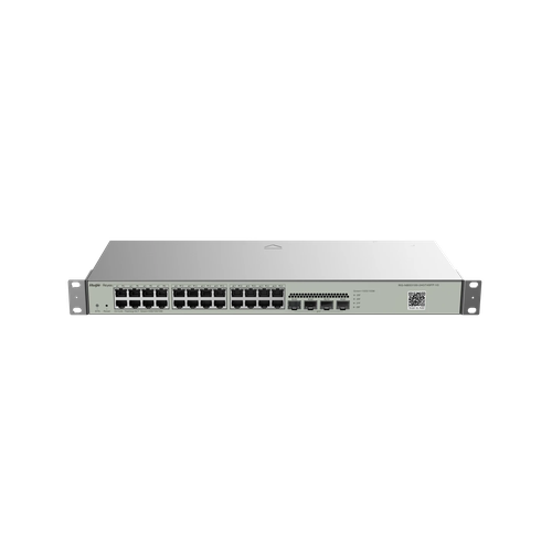 Ruijie RG-NBS3100-24GT4SFP-V2 Switch Layer 2 quản lý Cloud (24 RJ45 Gigabit + 4 Uplink SFP)