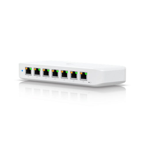 UniFi Switch Ultra 210W – Switch 8 Cổng Gigabit, 7 Cổng PoE+, Ngân Sách PoE 202W