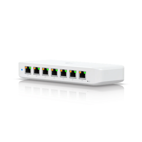 UniFi Switch Ultra 60W – Switch 8 Cổng Gigabit, 7 Cổng PoE+, Ngân Sách PoE 52W