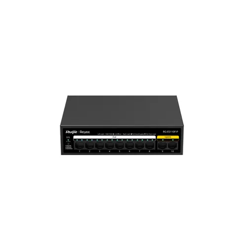 Ruijie RG-ES110F-P - Switch PoE 8 cổng 110W + 2 uplink