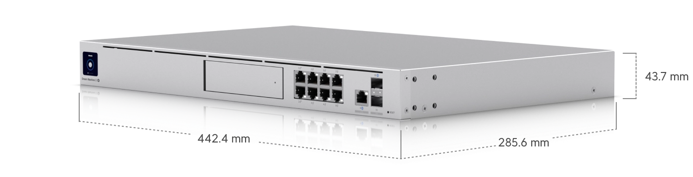 UDM-SE có kích thước chuẩn rack mount UDM-SE có kích thước chuẩn rack mount