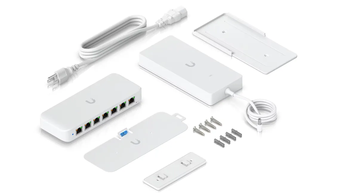 Phụ kiện USW-Ultra-210W: bộ nguồn 210W rời, dây nguồn, bộ treo tường, ốc vít Phụ kiện USW-Ultra-210W: bộ nguồn 210W rời, dây nguồn, bộ treo tường, ốc vít