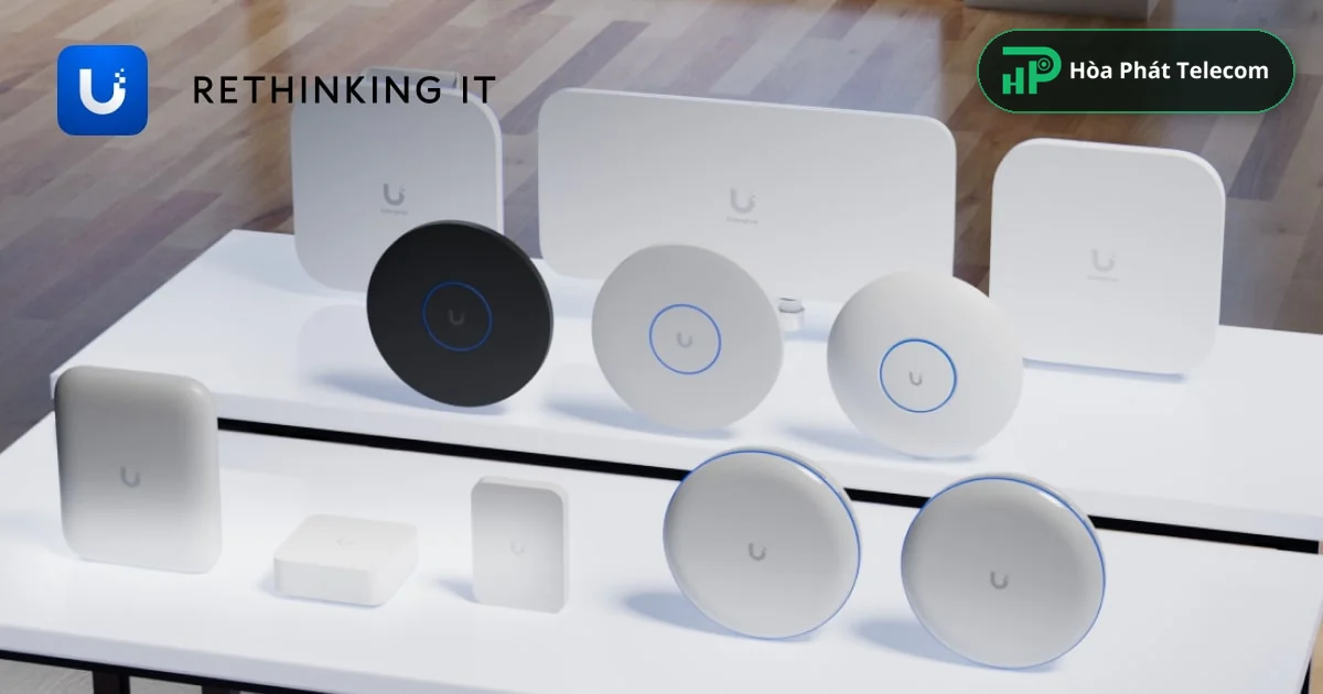 WiFi UniFi Access Point trong nhà, ngoài trời và mesh