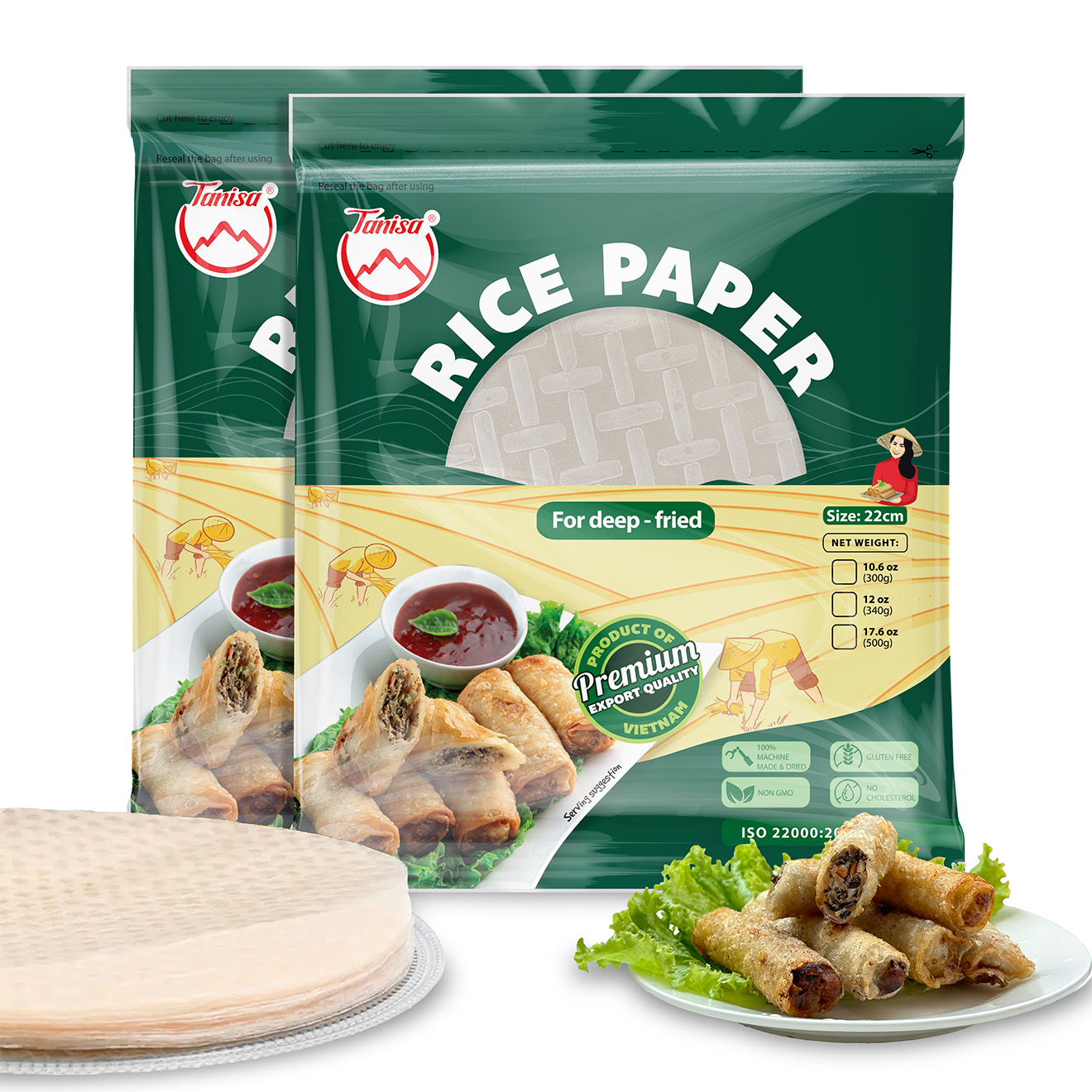 Tanisa Rice Paper for Frying Tanisa Rice Paper for Frying