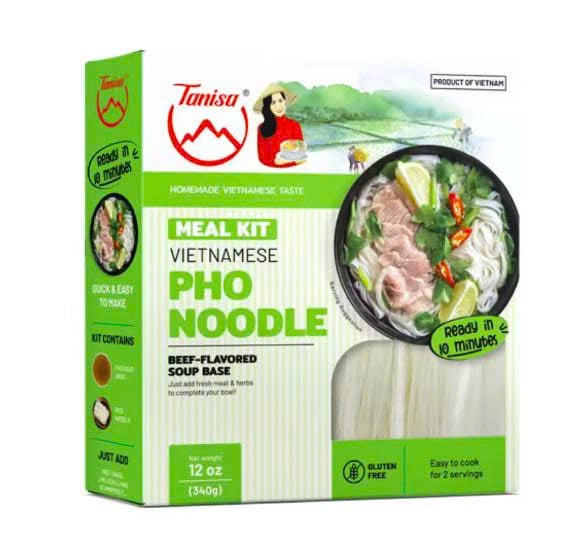 Pho-style round noodles Pho-style round noodles