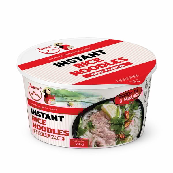 Instant Rice Noodles (Beef Flavor)