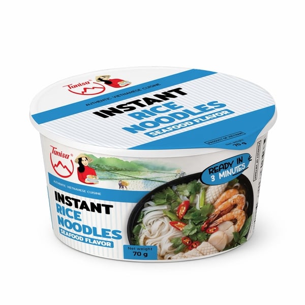 Instant Rice Noodles (Seafood Flavor)
