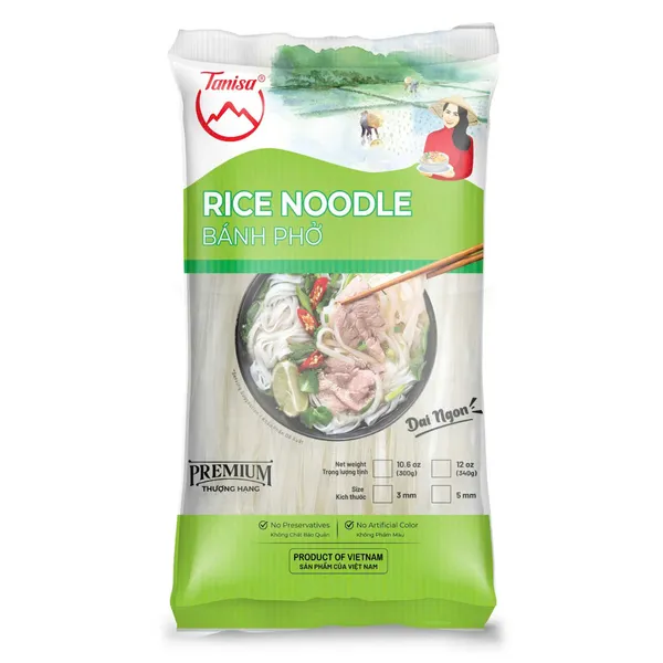 Vietnamese Rice Noodles (Pho) 3mm, 5mm