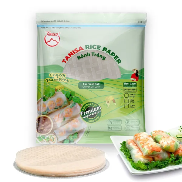 VIETNAMESE RICE PAPER 22CM (FOR FRESH ROLL)