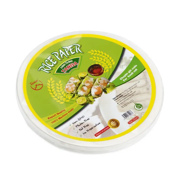 RICE PAPER FOR FRESH ROLL (ROUND/SQUARE 16cm/18cm/22cm/28cm/31cm/32cm )