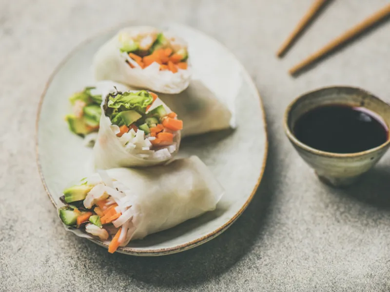 Pacific Ranch Supermarket - 🌾 BROWN RICE PAPER A traditional Vietnamese  Spring Roll is wrapped in white rice paper, otherwise known as bánh tráng.  Well here's an alternative for the health conscious!