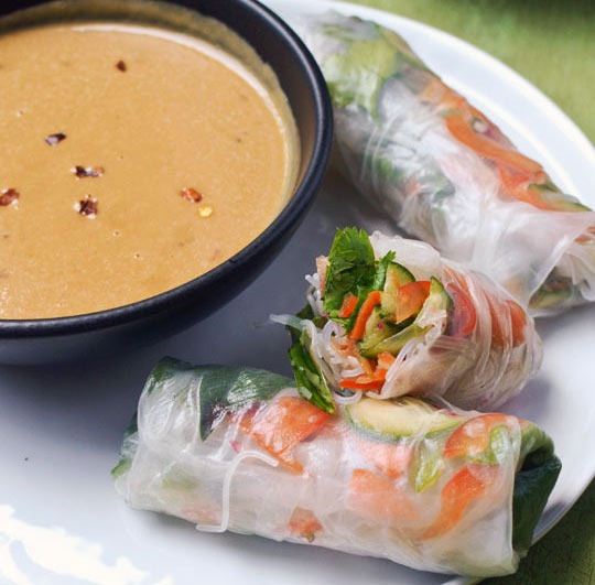 Rice paper rolls recipe