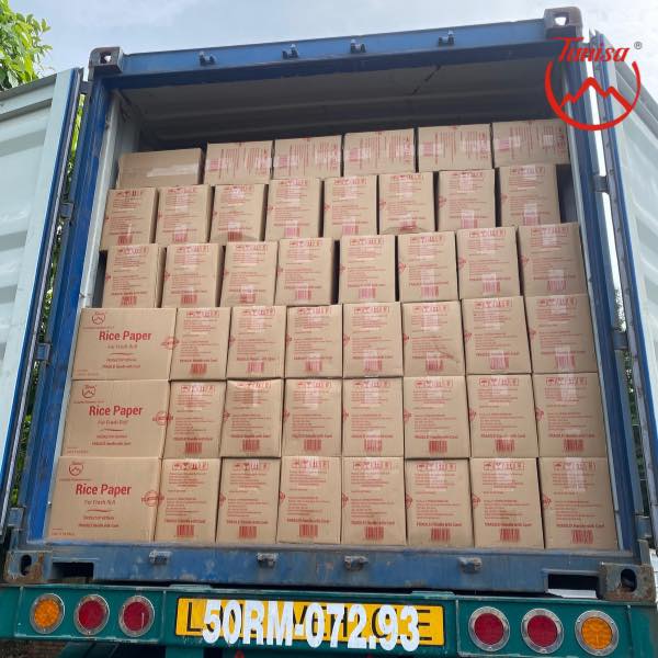A Container Full of Tanisa Rice Paper Arrives in the Land of Birch Trees – A Milestone to Remember A Container Full of Tanisa Rice Paper Arrives in the Land of Birch Trees – A Milestone to Remember