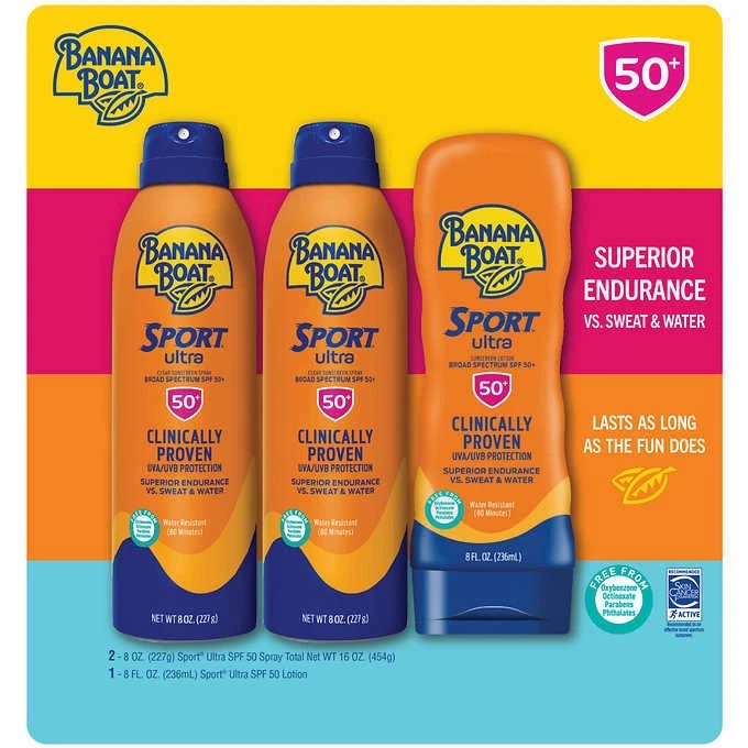Xịt Chống Nắng Banana Boat Sport Ultra SPF 50++ Mỹ - sanphamxachtay.vn